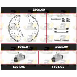 Stabdžių rinkinys, būgniniai stabdžiai ROADHOUSE 3206.00