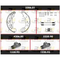 Stabdžių rinkinys, būgniniai stabdžiai ROADHOUSE 3206.01
