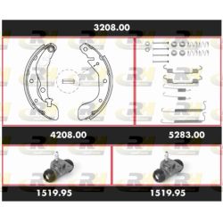 Stabdžių rinkinys, būgniniai stabdžiai ROADHOUSE 3208.00