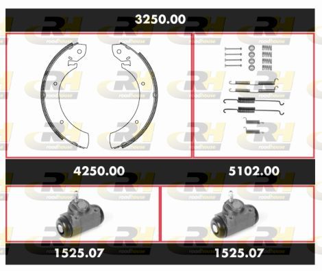 Stabdžių rinkinys, būgniniai stabdžiai ROADHOUSE 3250.00