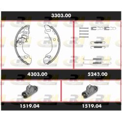 Stabdžių rinkinys, būgniniai stabdžiai ROADHOUSE 3303.00
