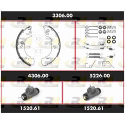 Stabdžių rinkinys, būgniniai stabdžiai ROADHOUSE 3306.00