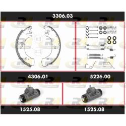 Stabdžių rinkinys, būgniniai stabdžiai ROADHOUSE 3306.03