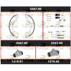 Stabdžių rinkinys, būgniniai stabdžiai ROADHOUSE 3367.00