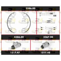 Stabdžių rinkinys, būgniniai stabdžiai ROADHOUSE 3386.00