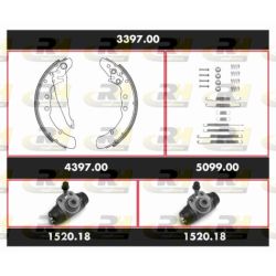 Stabdžių rinkinys, būgniniai stabdžiai ROADHOUSE 3397.00