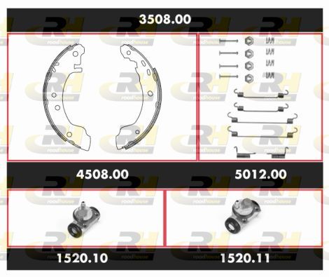 Stabdžių rinkinys, būgniniai stabdžiai ROADHOUSE 3508.00