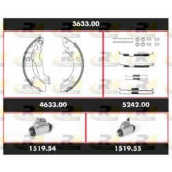Stabdžių rinkinys, būgniniai stabdžiai ROADHOUSE 3633.00