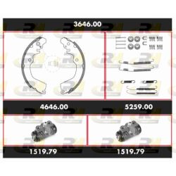 Stabdžių rinkinys, būgniniai stabdžiai ROADHOUSE 3646.00