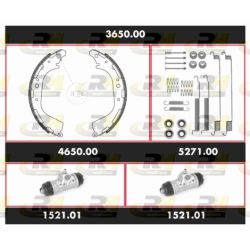 Stabdžių rinkinys, būgniniai stabdžiai ROADHOUSE 3650.00