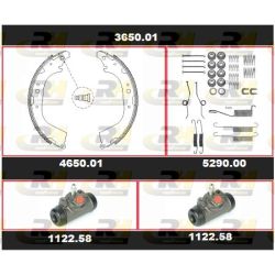 Stabdžių rinkinys, būgniniai stabdžiai ROADHOUSE 3650.01