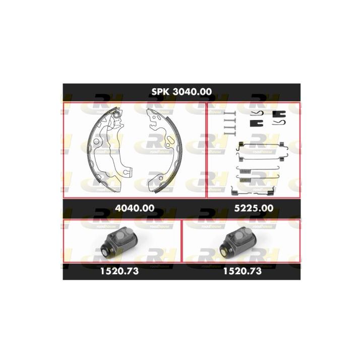 Stabdžių rinkinys, būgniniai stabdžiai ROADHOUSE SPK 3040.00