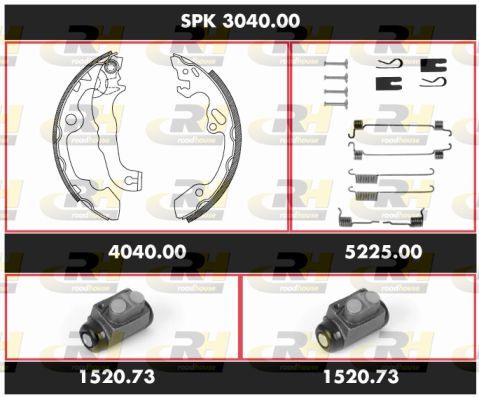 Stabdžių rinkinys, būgniniai stabdžiai ROADHOUSE SPK 3040.00