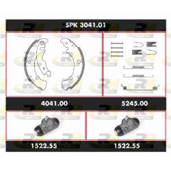 Stabdžių rinkinys, būgniniai stabdžiai ROADHOUSE SPK 3041.01