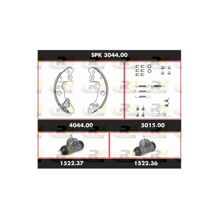 Stabdžių rinkinys, būgniniai stabdžiai ROADHOUSE SPK 3044.00