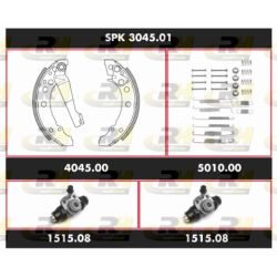 Stabdžių rinkinys, būgniniai stabdžiai ROADHOUSE SPK 3045.01