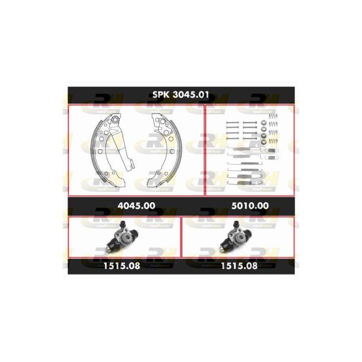 Stabdžių rinkinys, būgniniai stabdžiai ROADHOUSE SPK 3045.01