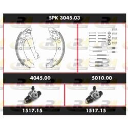 Stabdžių rinkinys, būgniniai stabdžiai ROADHOUSE SPK 3045.03