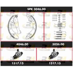 Stabdžių rinkinys, būgniniai stabdžiai ROADHOUSE SPK 3046.00