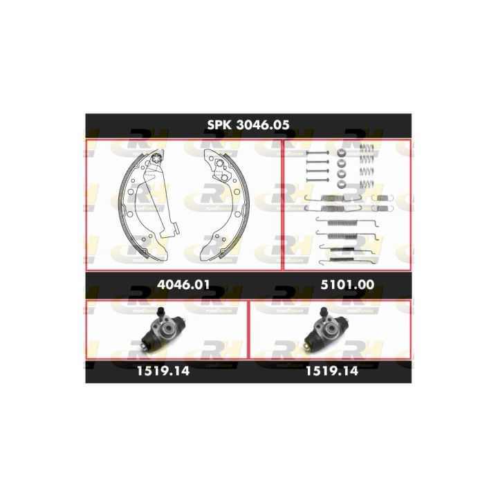 Stabdžių rinkinys, būgniniai stabdžiai ROADHOUSE SPK 3046.05