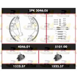 Stabdžių rinkinys, būgniniai stabdžiai ROADHOUSE SPK 3046.06