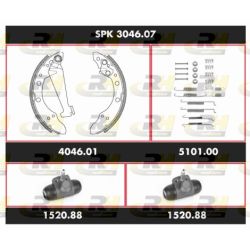 Stabdžių rinkinys, būgniniai stabdžiai ROADHOUSE SPK 3046.07