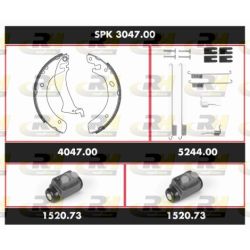 Stabdžių rinkinys, būgniniai stabdžiai ROADHOUSE SPK 3047.00
