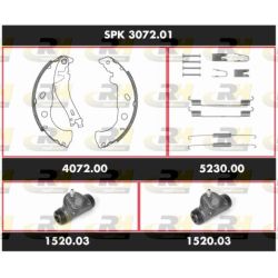 Stabdžių rinkinys, būgniniai stabdžiai ROADHOUSE SPK 3072.01