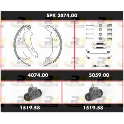 Stabdžių rinkinys, būgniniai stabdžiai ROADHOUSE SPK 3074.00