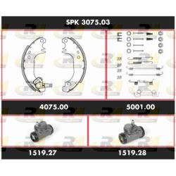 Stabdžių rinkinys, būgniniai stabdžiai ROADHOUSE SPK 3075.03