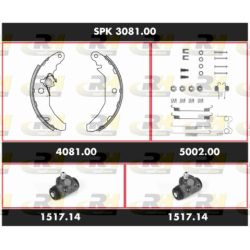Stabdžių rinkinys, būgniniai stabdžiai ROADHOUSE SPK 3081.00