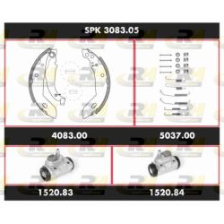 Stabdžių rinkinys, būgniniai stabdžiai ROADHOUSE SPK 3083.05