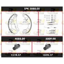 Stabdžių rinkinys, būgniniai stabdžiai ROADHOUSE SPK 3088.00