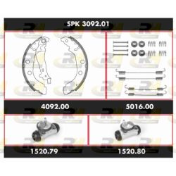 Stabdžių rinkinys, būgniniai stabdžiai ROADHOUSE SPK 3092.01