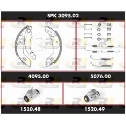 Stabdžių rinkinys, būgniniai stabdžiai ROADHOUSE SPK 3095.02