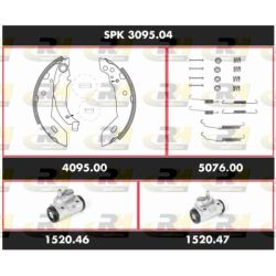 Stabdžių rinkinys, būgniniai stabdžiai ROADHOUSE SPK 3095.04