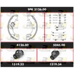 Stabdžių rinkinys, būgniniai stabdžiai ROADHOUSE SPK 3126.00