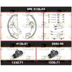 Stabdžių rinkinys, būgniniai stabdžiai ROADHOUSE SPK 3126.03