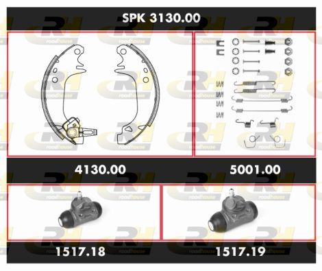 Stabdžių rinkinys, būgniniai stabdžiai ROADHOUSE SPK 3130.00