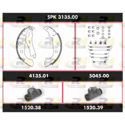 Stabdžių rinkinys, būgniniai stabdžiai ROADHOUSE SPK 3135.00