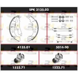 Stabdžių rinkinys, būgniniai stabdžiai ROADHOUSE SPK 3135.02