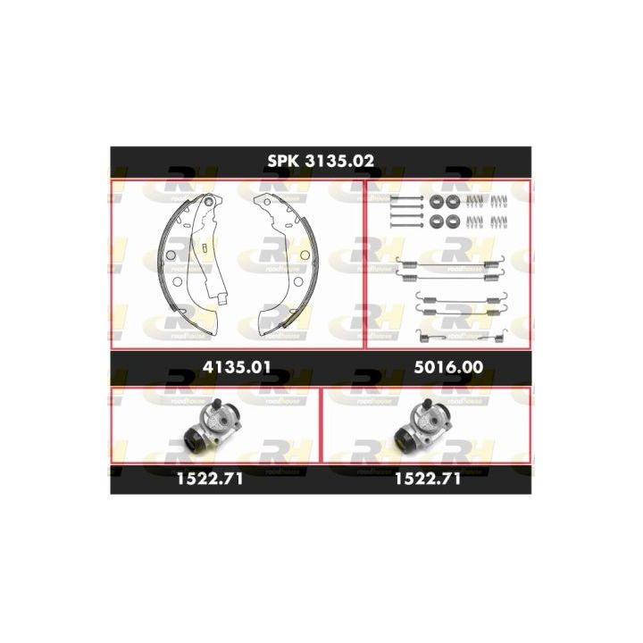 Stabdžių rinkinys, būgniniai stabdžiai ROADHOUSE SPK 3135.02