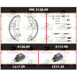 Stabdžių rinkinys, būgniniai stabdžiai ROADHOUSE SPK 3138.00