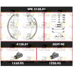 Stabdžių rinkinys, būgniniai stabdžiai ROADHOUSE SPK 3138.01