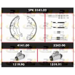 Stabdžių rinkinys, būgniniai stabdžiai ROADHOUSE SPK 3141.00