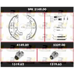 Stabdžių rinkinys, būgniniai stabdžiai ROADHOUSE SPK 3149.00