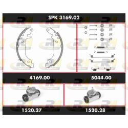 Stabdžių rinkinys, būgniniai stabdžiai ROADHOUSE SPK 3169.02