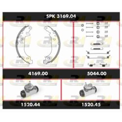 Stabdžių rinkinys, būgniniai stabdžiai ROADHOUSE SPK 3169.04