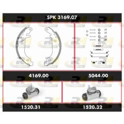 Stabdžių rinkinys, būgniniai stabdžiai ROADHOUSE SPK 3169.07