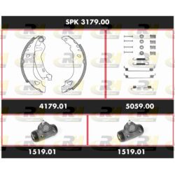 Stabdžių rinkinys, būgniniai stabdžiai ROADHOUSE SPK 3179.00